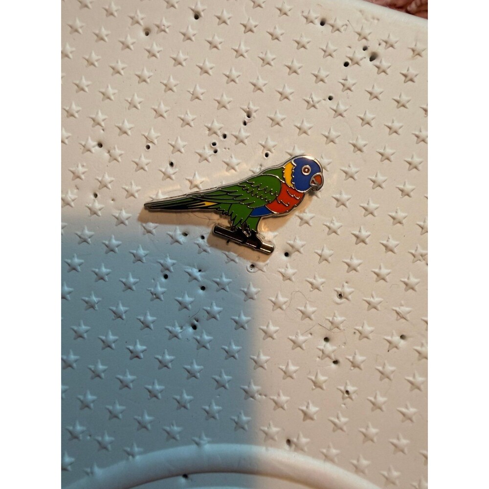 Busch gardens sea world sesame street sesame place Disney pin lapel parrot